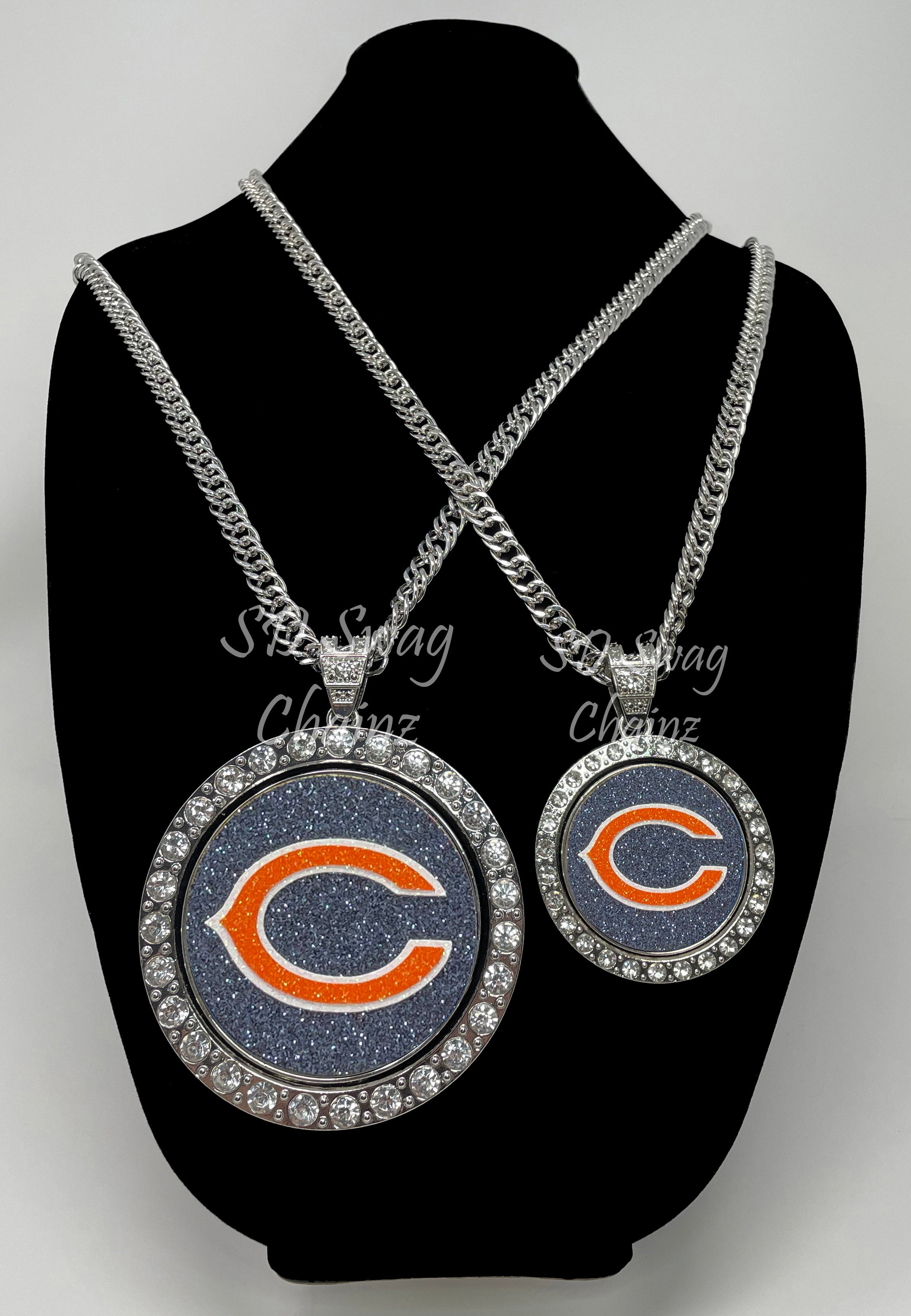 Chicago Bears Swag Chain - Custom Spinning Necklace
