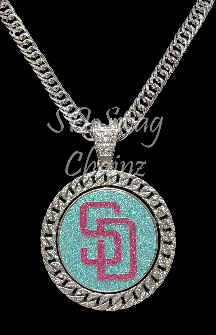 San diego padres spinning 2 inch swag hotsell chain